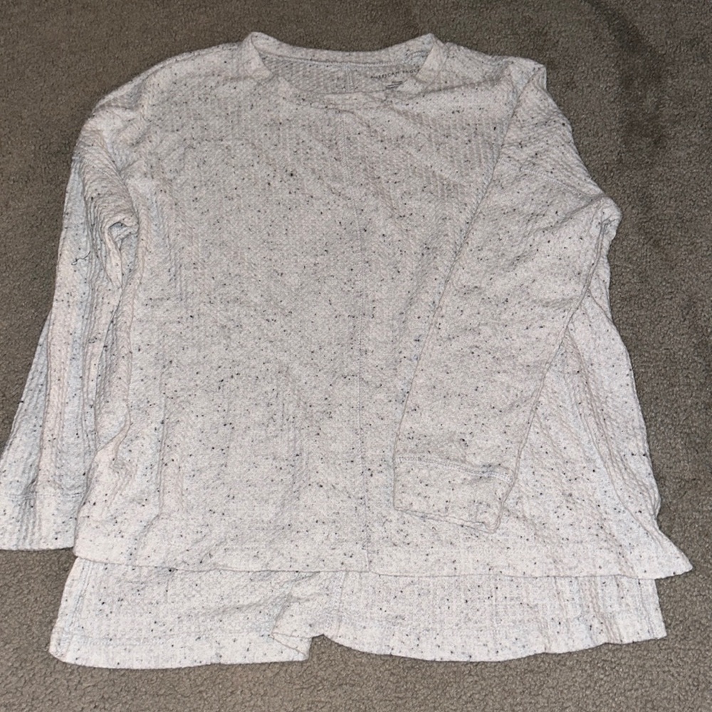 American Eagle Waffle Long Sleeve Shirt